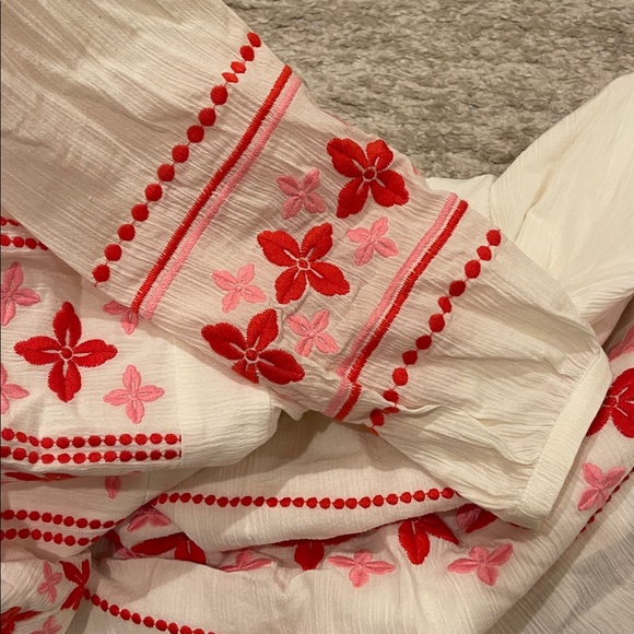 Boden Marla Gauzy Long Sleeve Boho
Embroidered Dress Size 6 - Picture 6 of 11